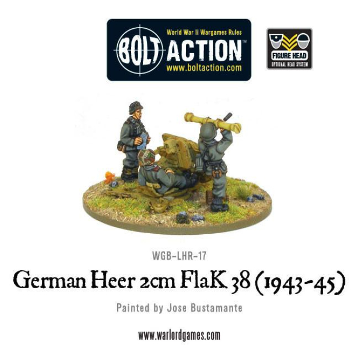 Bolt Action: German Heer 2cm FlaK 38 (1943-45)